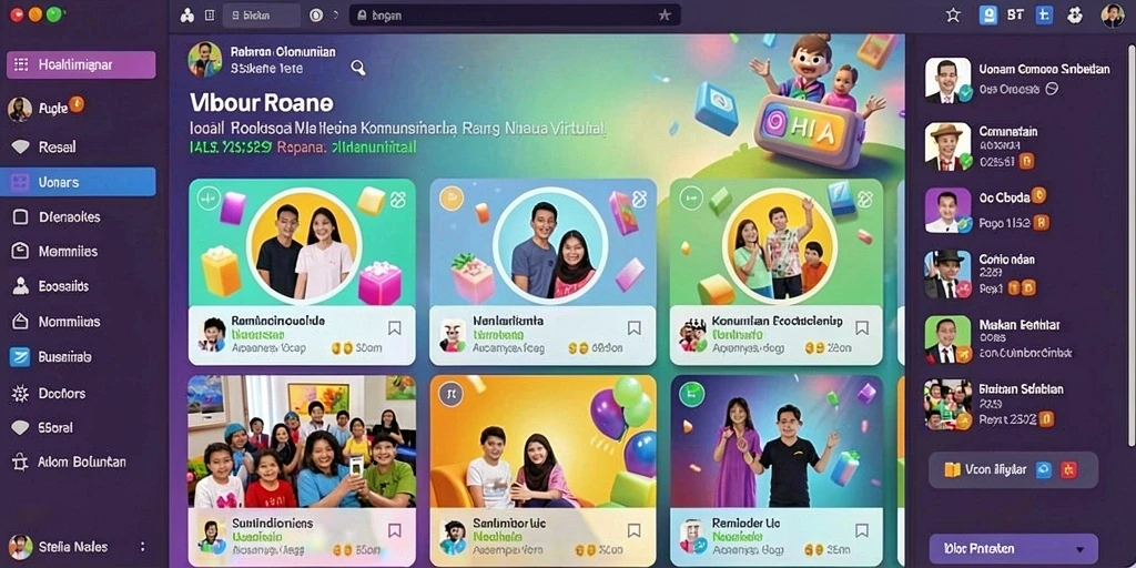 Leaderboard yang menunjukkan peringkat pemain secara real-time.