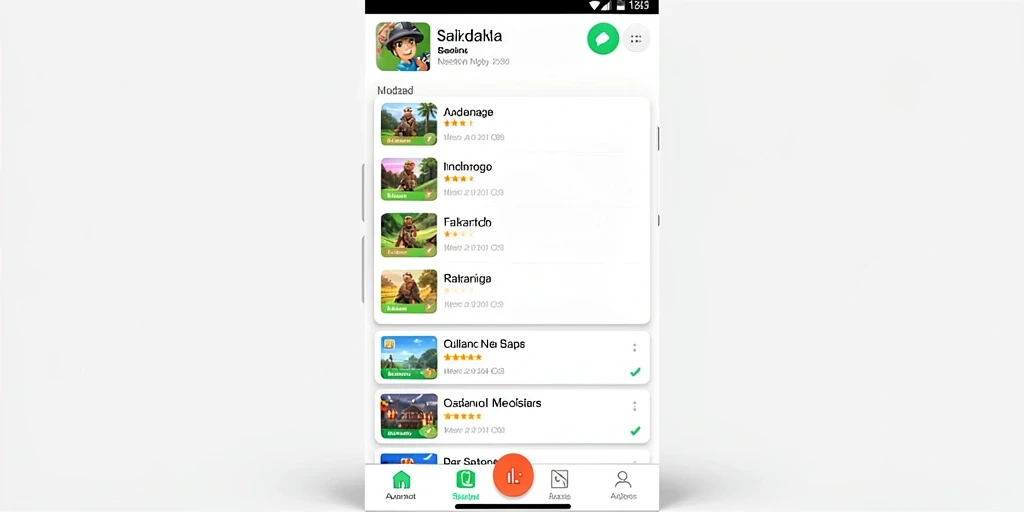 Screenshot interaksi sosial antar pemain.
