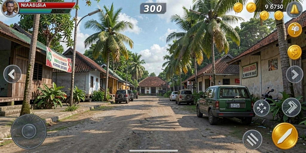 Momen aksi menegangkan saat melawan musuh.