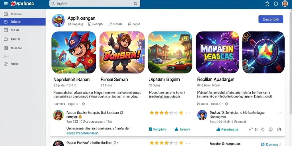 Level-level menantang yang penuh rintangan.