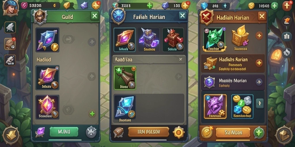 Screenshot dari level tantangan yang menegangkan dan seru.
