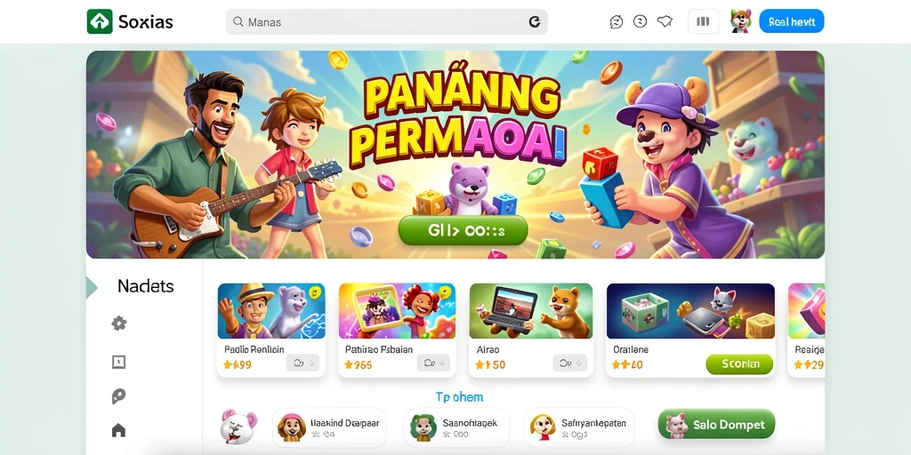 Gameplay yang dinamis dan penuh aksi seru.