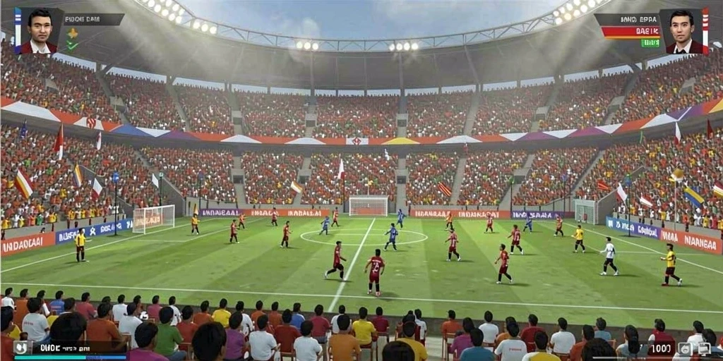 Sistem pertanian yang realistis dan interaktif.