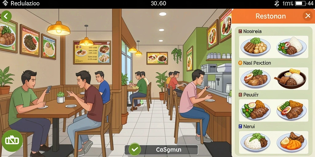 Grafik yang memukau dan penuh warna.