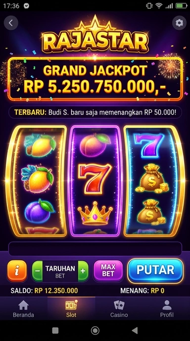 rajastar — menu pengaturan